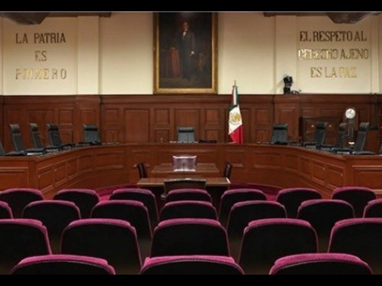 Salón de Plenos de la SCJN. Foto tomada del sitio web de la Suprema Corte

