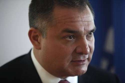 El ex secretario de Seguridad Pública Genaro García Luna, en imagen de archivo. Foto Ap