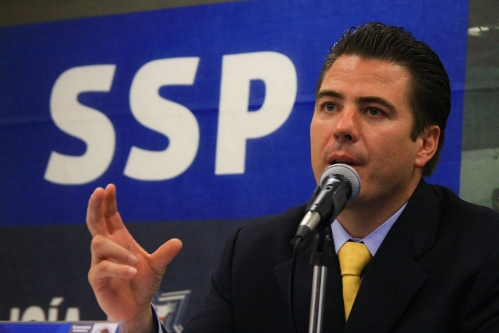 El entonces ex director de Seguridad Regional de la extinta Policía Federal, Luis Cárdenas Palomino. Foto Cuartoscuro / archivo