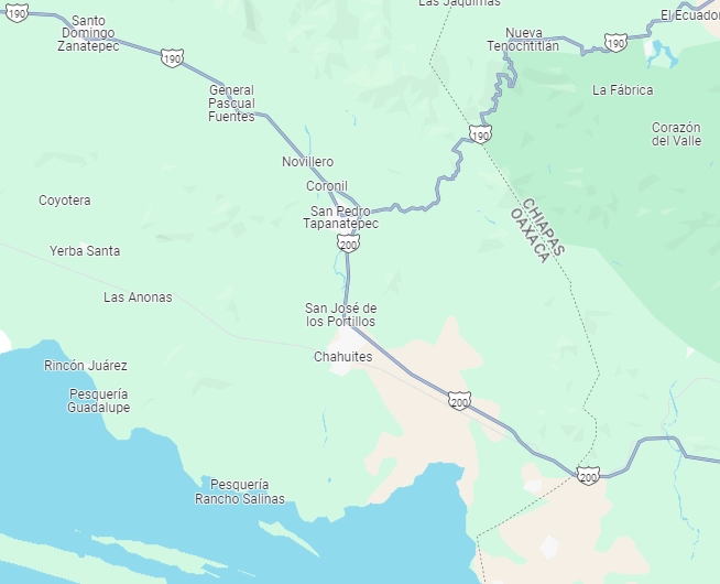 En la localidad oaxaqueña de Chahuites, un niño de ocho años fue asesinado a manos de un joven de 16 años de edad. Foto Google Maps