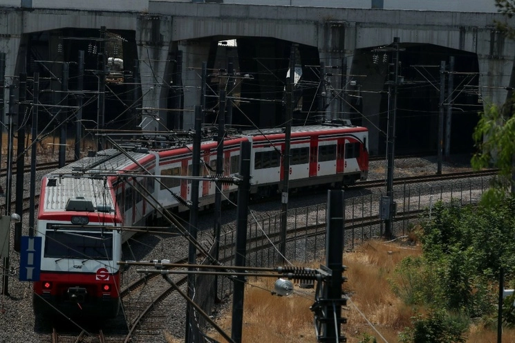 El Tren Suburbano que va de la CDMX al estado de México. Foto Cuartoscuro / Archivo 