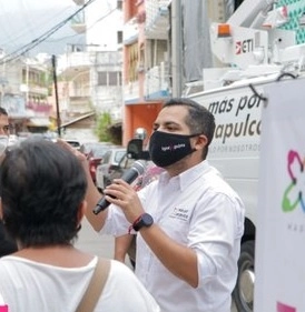 Igor Aguirre también es presidente de la asociación Más por Acapulco. Foto La Jornada