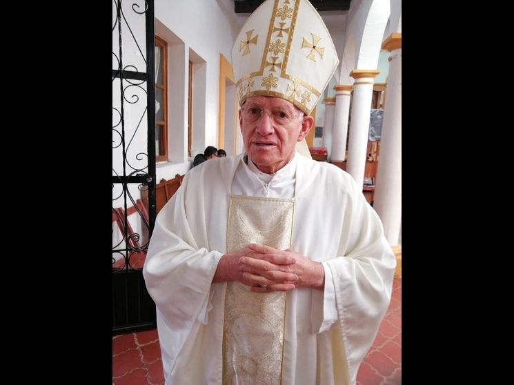El obispo de San Cristóbal, Rodrigo Aguilar Martínez.  Foto Elio Enríquez / Archivo