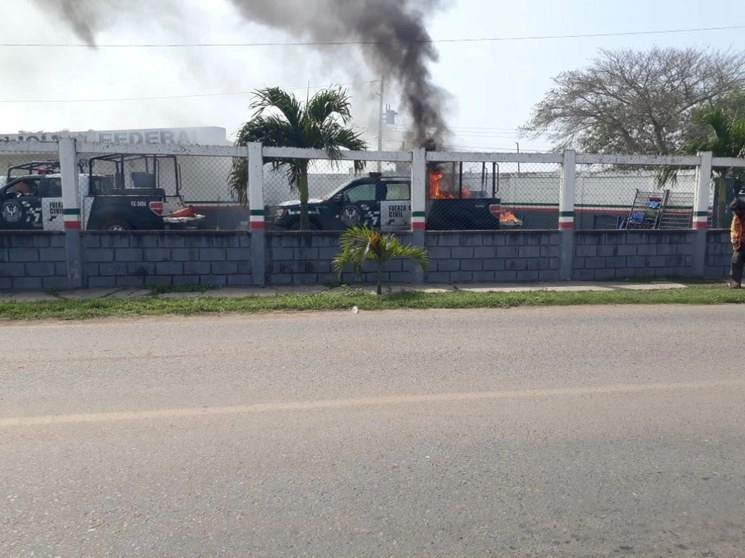 García Jiménez dijo que se incrementaron los operativos en la comunidad de San Aparicio Buena Vista. Foto La Jornada 