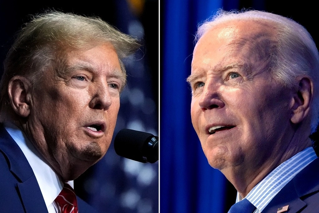El presidente Joe Biden y el ex mandatario, Donald Trump, son los candidatos demócrata y republicano, respectivamente, a la presidencia de EU. Foto Ap