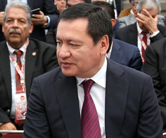 Miguel Ángel Osorio Chong, senador del PRI y ex secretario de Gobernación en el sexenio de EPN. Foto LA JORNADA/María Luisa Severiano