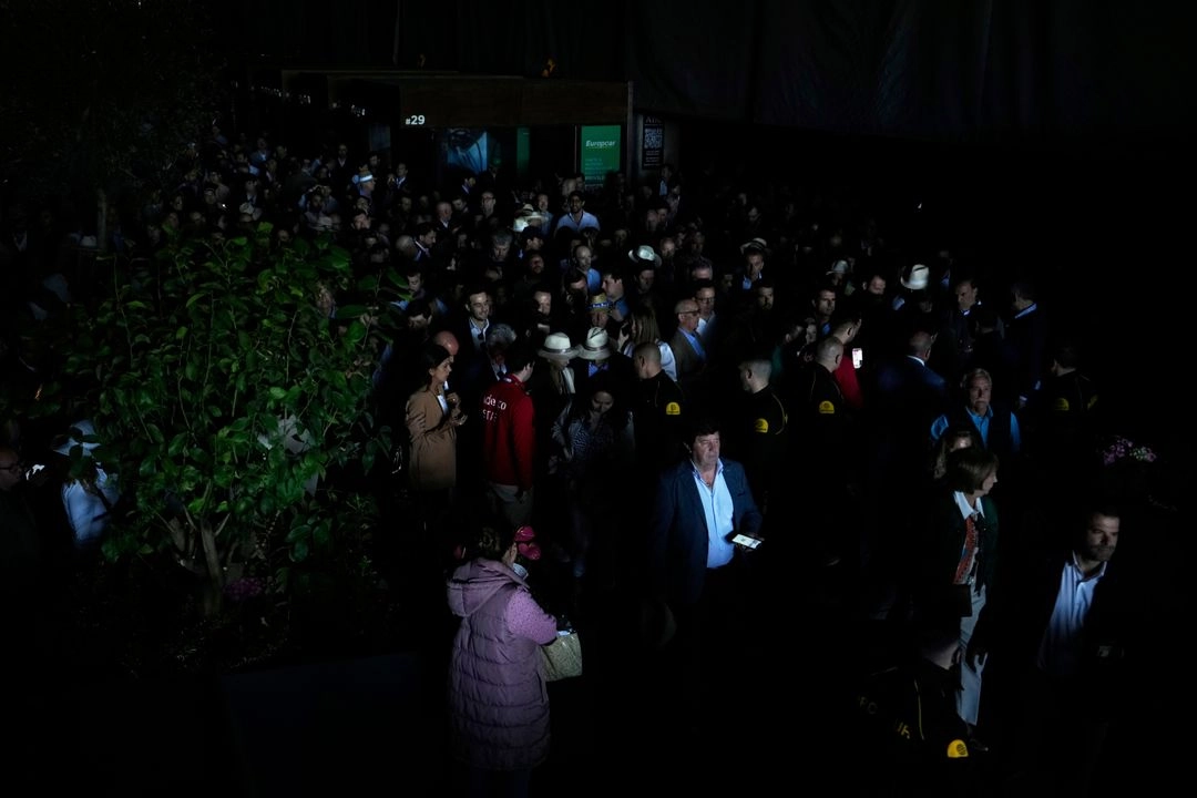 Apagón general en Madrid, España, el 28 de abril de 2025.