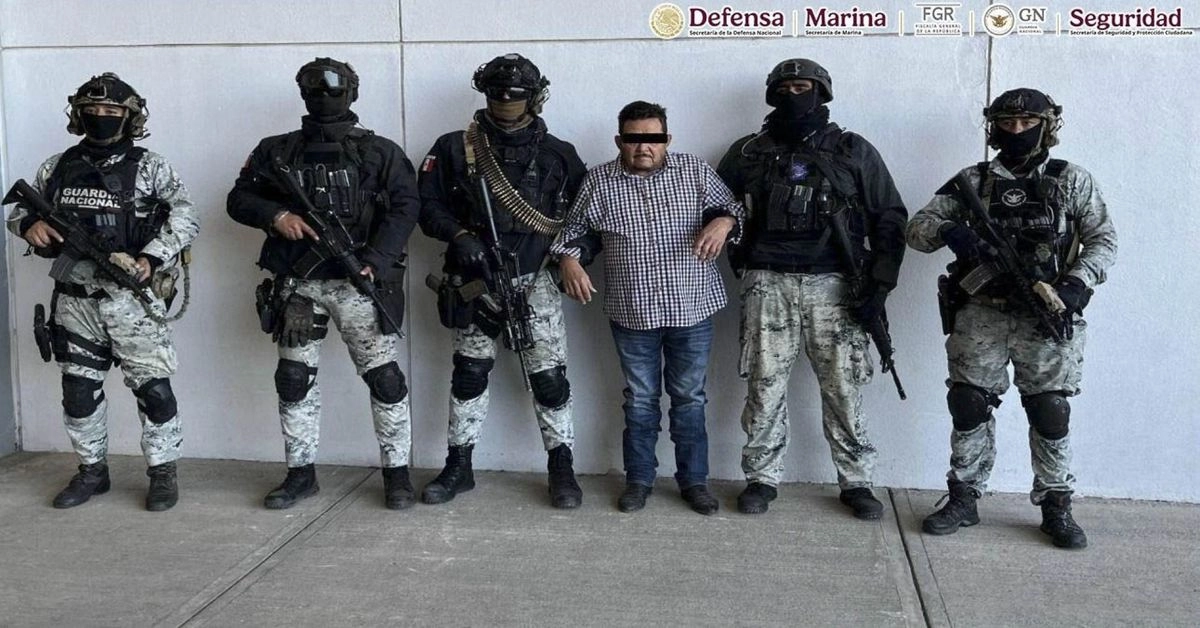 La FGR y la SRE, así como autoridades judiciales, notificaron a un juez federal que por el momento no existe una orden de detención con fines de extradición contra Abraham Oseguera Cervantes, ‘Don Rodo’. Imagen del 1 de marzo de 2025. Foto 