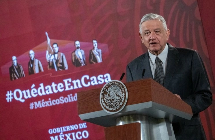 El presidente Andrés Manuel López Obrador durante su conferencia matutina en Palacio Nacional, en la Ciudad de México, el 12 de agosto de 2020. Foto Cuartoscuro 