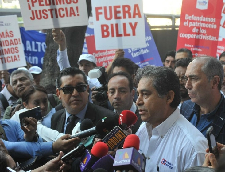El año pasado, cooperativistas de Cruz Azul denunciaron en la FGR al presidente de la cooperativa, Billy Álvarez, por supuesto fraude. Foto Cuartoscuro / archivo