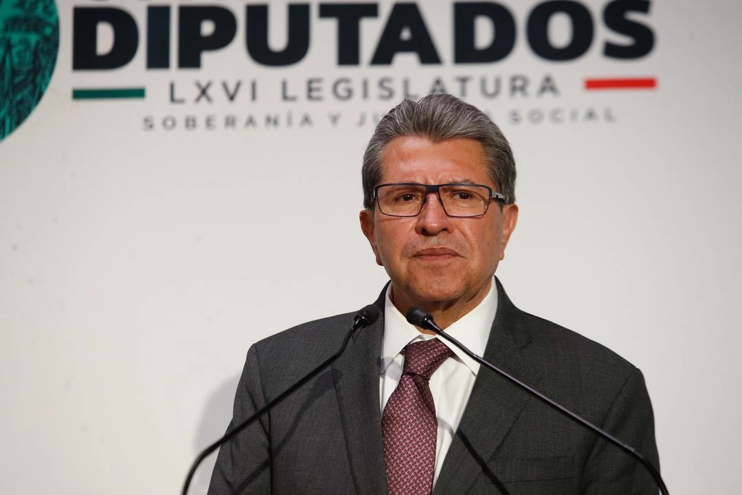 El coordinador de los diputados de Morena, Ricardo Monreal en imagen de archivo. Foto 