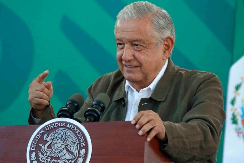 El presidente Andrés Manuel López Obrador durante su conferencia matutina realiza desde Acapulco, Guerrero, el 10 de enero de 2024. Foto cortesía Presidencia