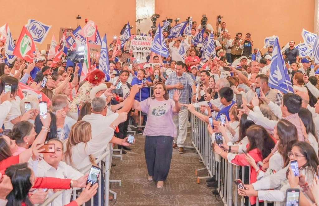 En un mitin en Tamaulipas, la opositora prometió que sería la presidenta de las madres buscadoras. Foto Cuartoscuro