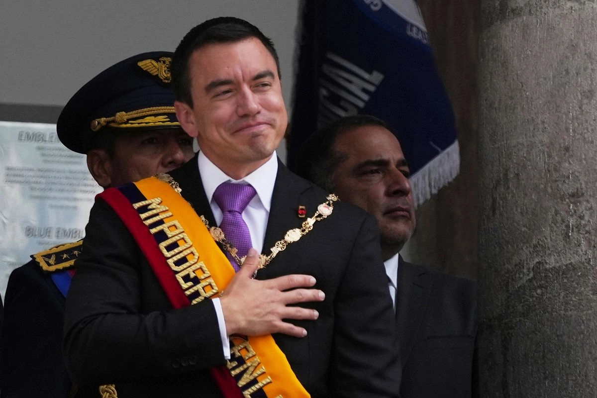 Esta sería la segunda consulta popular planteada por Noboa, pues el 21 de abril de 2024, hizo una con 11 preguntas enfocadas en seguridad, justicia y empleo. Foto