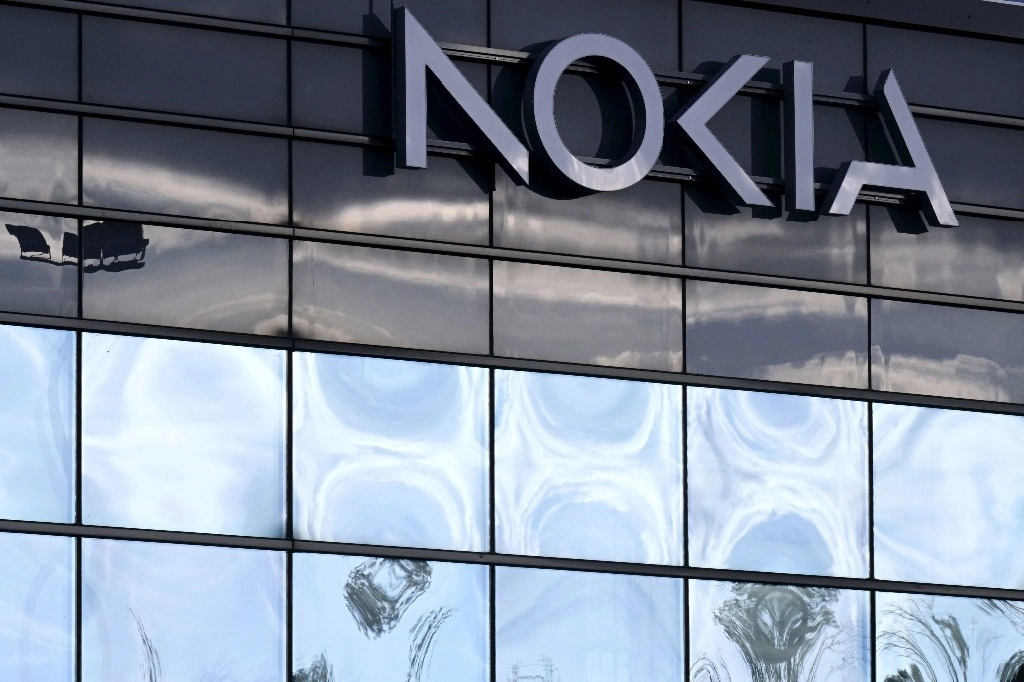 Sede de la empresa finlandesa de telecomunicaciones Nokia en Espoo, el 19 de octubre de 2023. Foto Afp