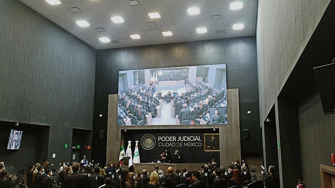 El Poder Judicial de la CDMX nombró a ocho nuevos magistrados. Foto. @PJCDMX
