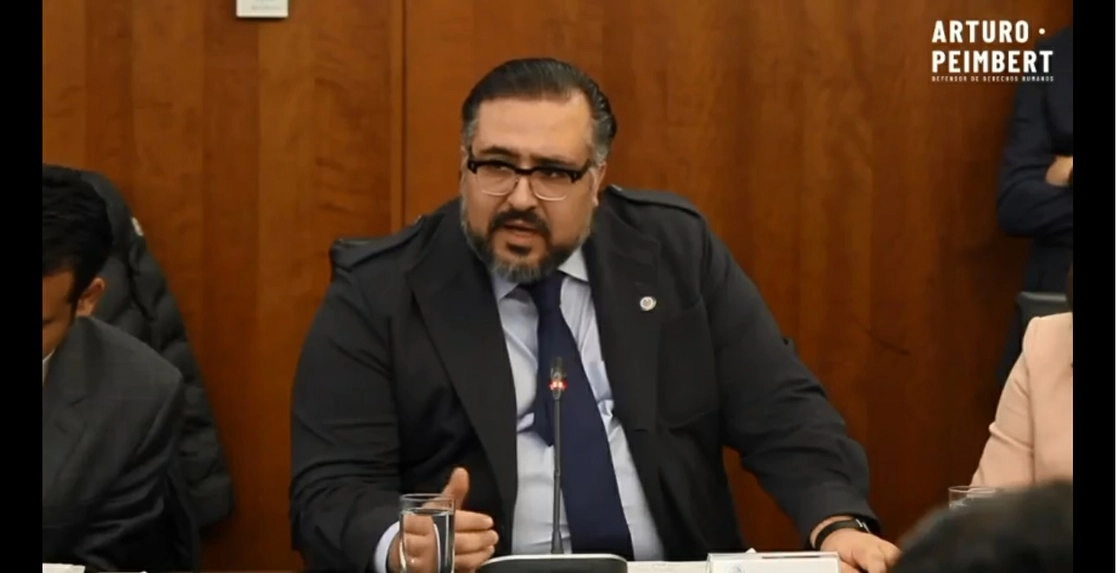 Arturo Peimbert en su comparecencia en el Senado como aspirante a la CNDH