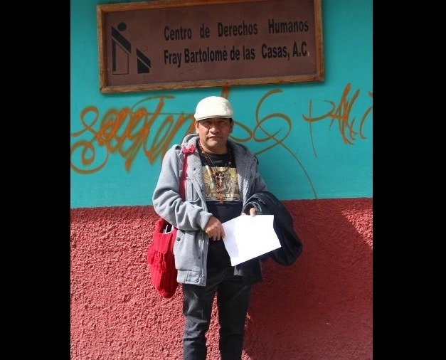 El Párroco Marcelo Pérez ha sido nominado al premio internacional The Per Anger Prize, que es entregado por el gobierno de Suecia. Foto tomada del Twitter de @CdhFrayba 