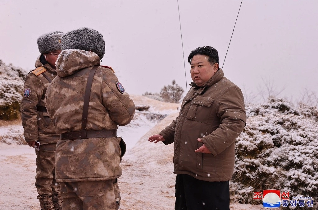 Kim Jong Un, líder de Corea del Norte. Foto Afp