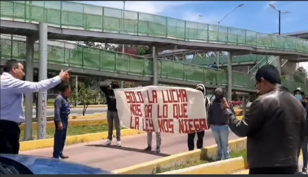 Aspectos de la protesta estudiantil. Foto La Jornada