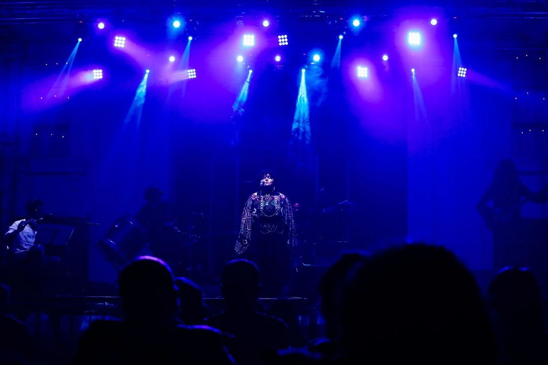 Presentación del grupo Muva en el Multiforo Alicia, este sábado 31 de mayo, un día después que el Ejército irrumpiera en el recinto y suspendiera un concierto. Foto