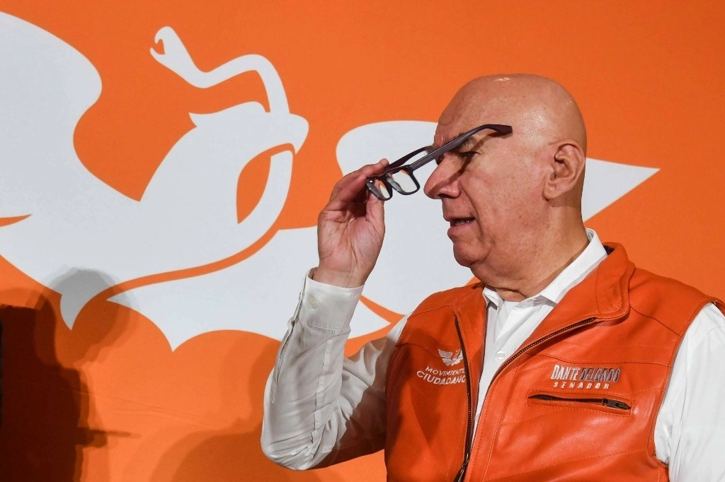 Dante Delgado, dirigente nacional de MC. Foto Cuartoscuro / Archivo 