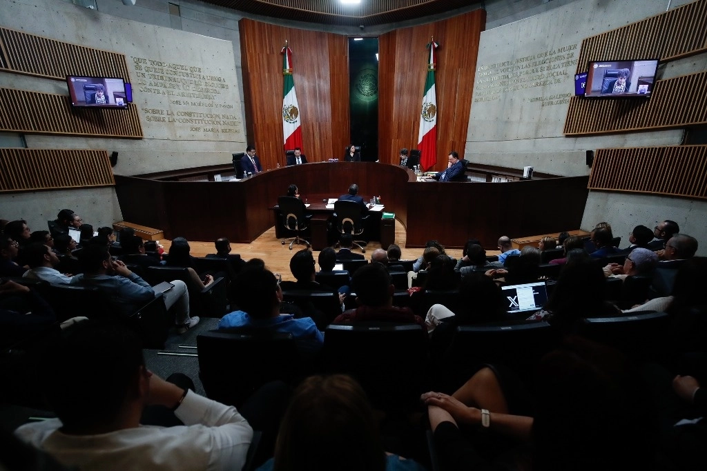 Sesión del TEPJF en imagen de archivo. Foto Cristina Rodríguez