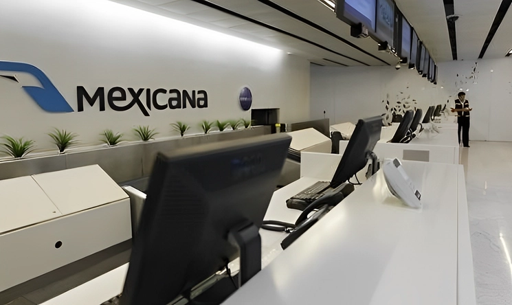 Los antiguos mostradores de Mexicana en el aeropuerto de la Ciudad de México. Yazmín Ortega Cortés / Archivo