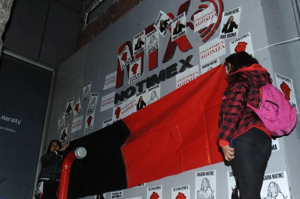Instalaciones de Notimex en la Ciudad de México. Foto Cuartoscuro / Archivo