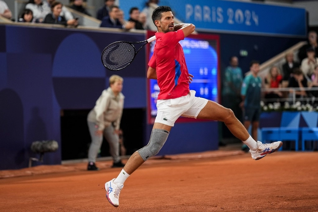 El serbio Novak Djokovic venció al tenista australiano, Matthew Ebden, con sets de 6-0 y 6-1. Foto Ap