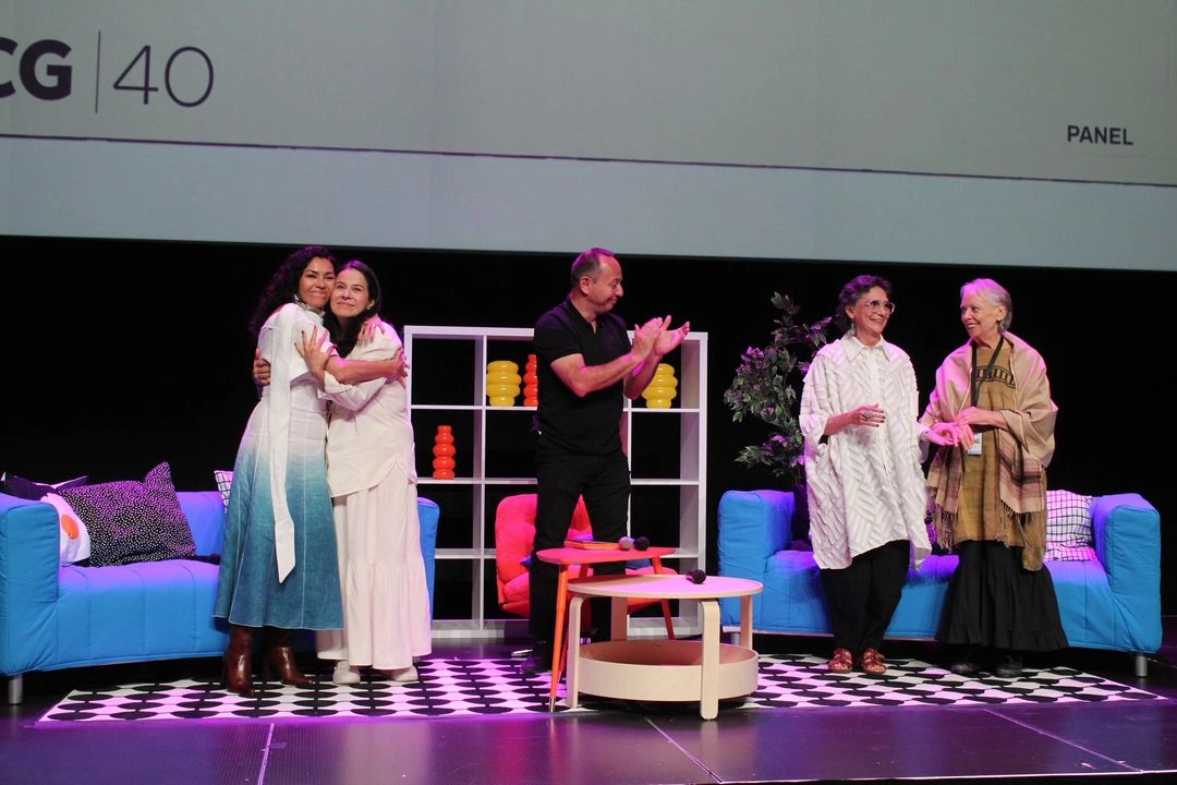 De izquierda a derecha, Dolores Heredia, Arcelia Ramírez, Rodrigo Fiesco, Ofelia Medina y Bertha Navarro. 