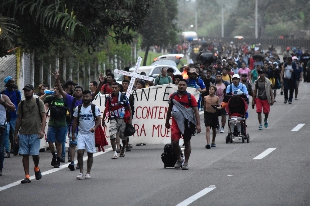 La caravana migrante saldrá de Tapachula, Chiapas, el domingo 24 de diciembre. Foto Edgar H. Clemente / Archivo