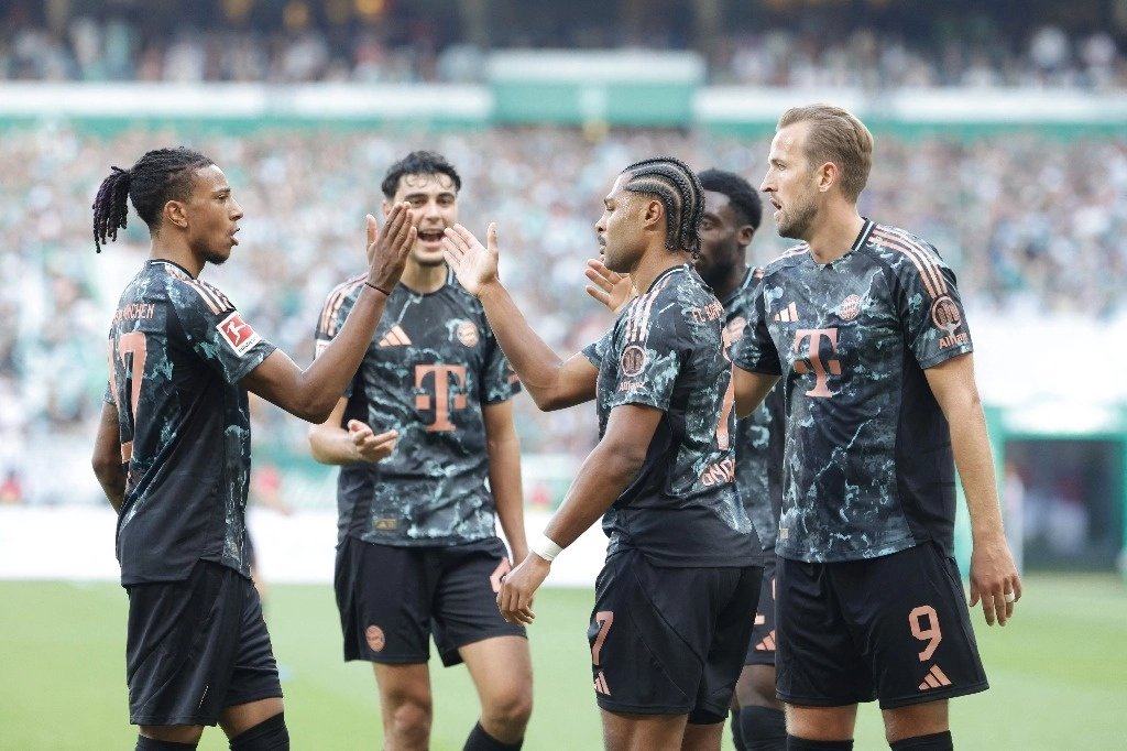 Bayern Múnich logró ante el Werder Bremen su cuarta victoria en el mismo número de fechas de Bundesliga. Foto Afp