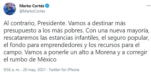 Imagen tomada de Twitter 