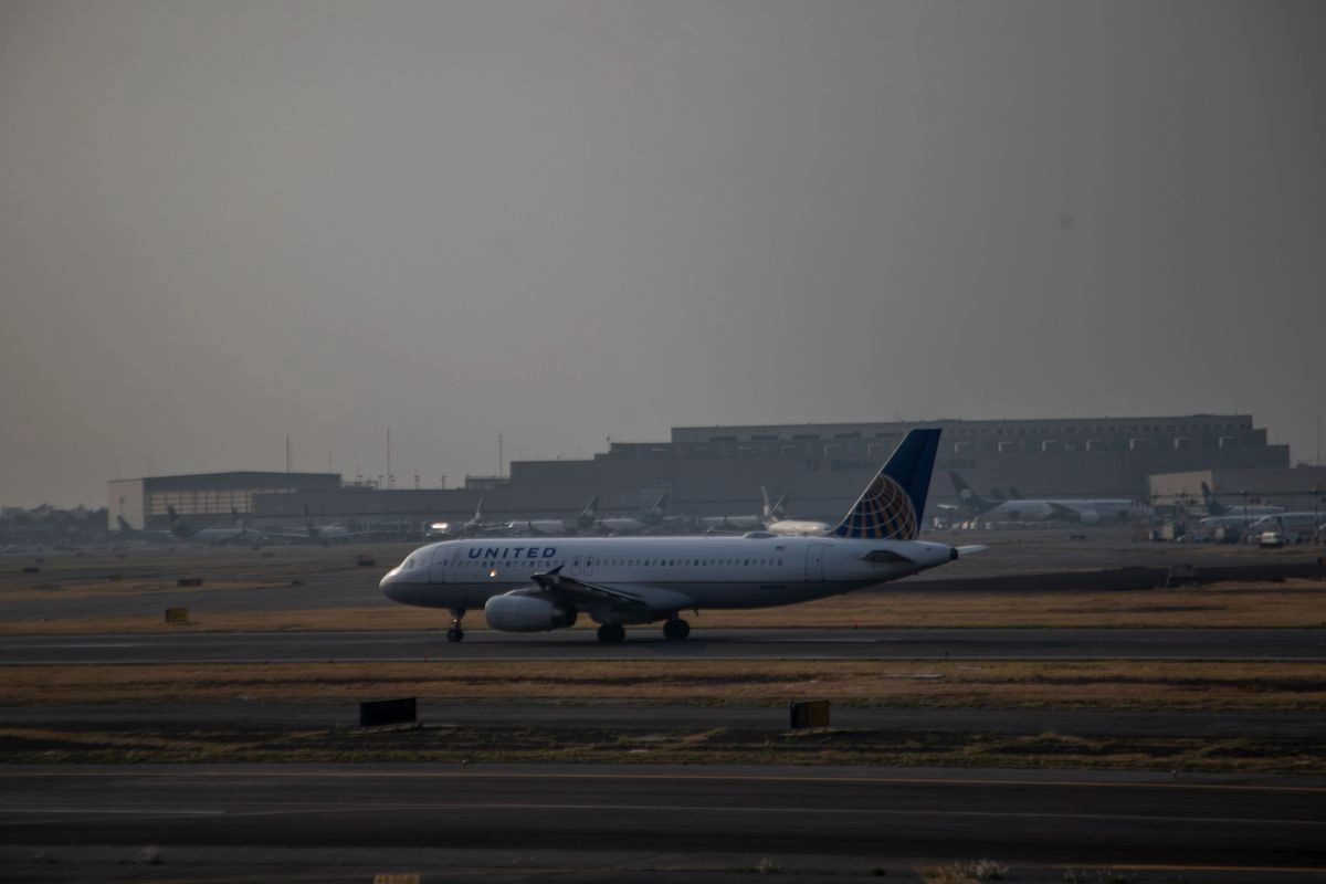 Aspectos del Aeropuerto Internacional de la Ciudad de Mexico, el 23 de mayo de 2025. Foto