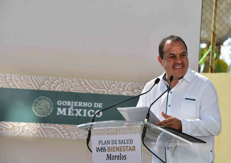 Cuauhtémoc Blanco, gobernador de Morelos, dijo que que aún no define nombres para la terna para suplir al fiscal. Foto Cuartoscuro