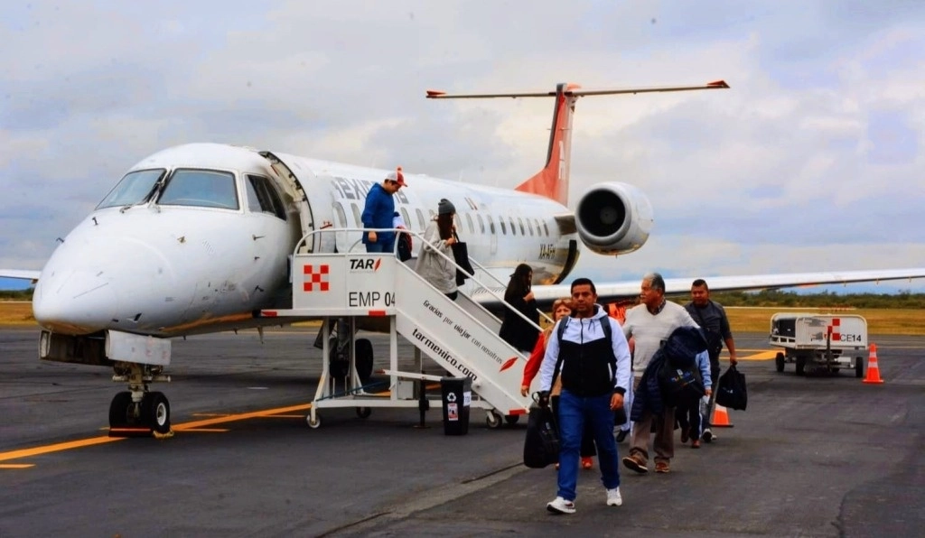 Mexicana de Aviación dio a conocer que  iniciará vuelos con destino a Nuevo Laredo desde el 6 de febrero cubriendo la ruta AIFA - Ciudad Victoria - Nuevo Laredo. Foto 'La Jornada'