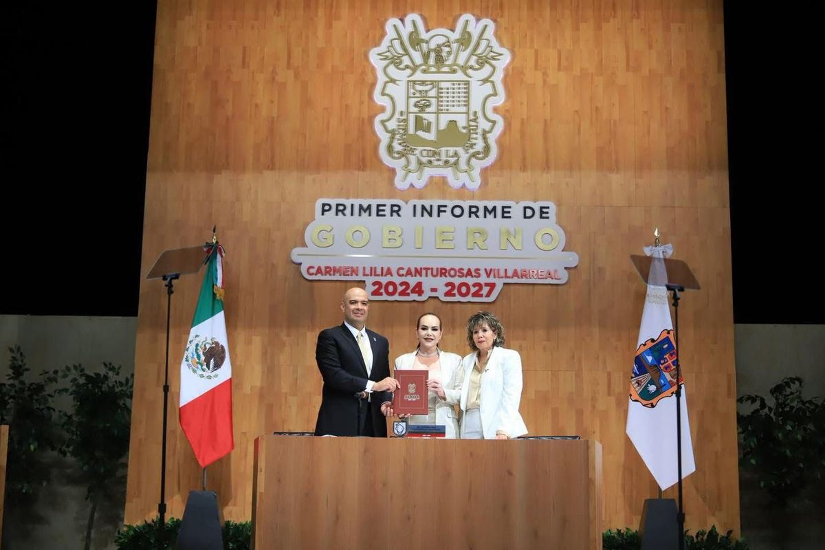 Nuevo Laredo es referente de desarrollo municipal, destaca alcaldesa en su primer informe