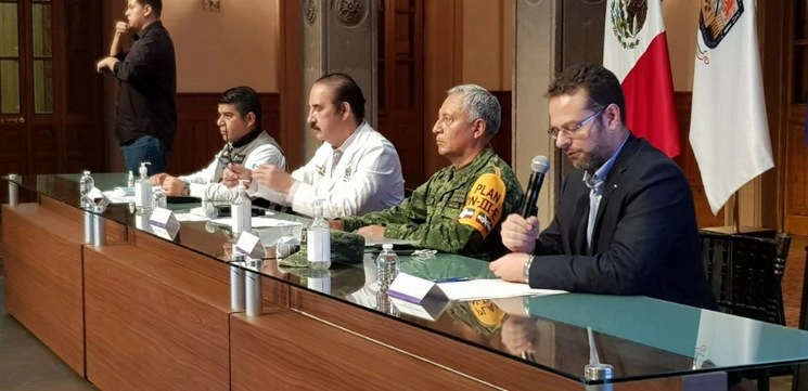 El presidente de Conarte anuncia apoyos para la comunidad cultural y artística por 6.4 millones de pesos. Foto de Twitter @conartenl