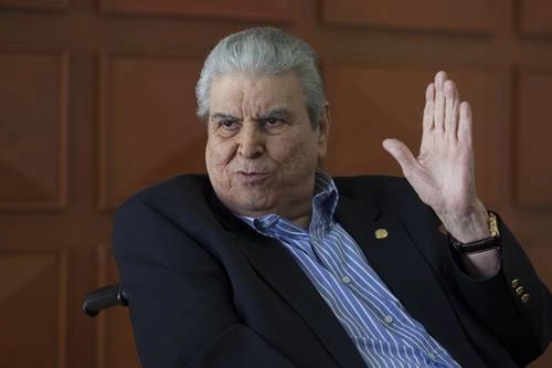 El dirigente de la CTM, Carlos Aceves del Olmo en imagen de archivo. Foto Cristina Rodríguez