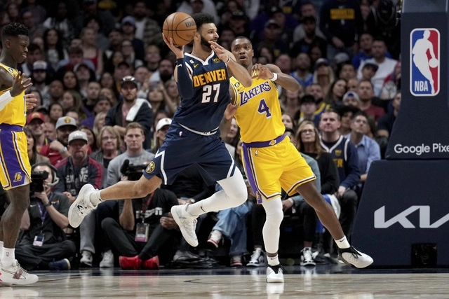 Jamal Murray anotó 37 puntos, incluidos 23 en el cuarto periodo. Foto Ap