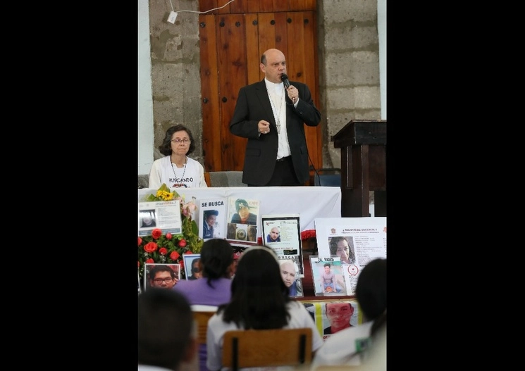 Francisco Javier Acero, obispo auxiliar de la Arquidiócesis Primada de México. Foto Roberto García