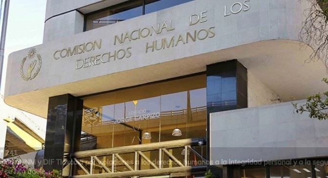 Fachada de la sede de la Comisión Nacional de los Derechos Humanos en la Ciudad de México. Foto tomada del sitio www.cndh.org.mx