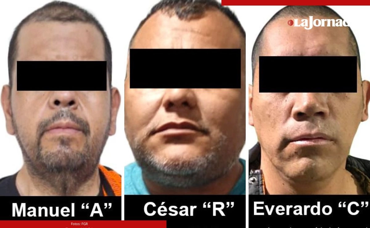 Manuel “A” es probable responsable de delitos contra la salud en la modalidad de posesión con fines de comercio de fentanilo; mientras que César "R" y Everardo "C" son señalados de delincuencia organizada y acopio de armas de fuego, posesión de cartuchos y cargadores de uso exclusivo del Ejército, Armada y Fuerza Aérea. 