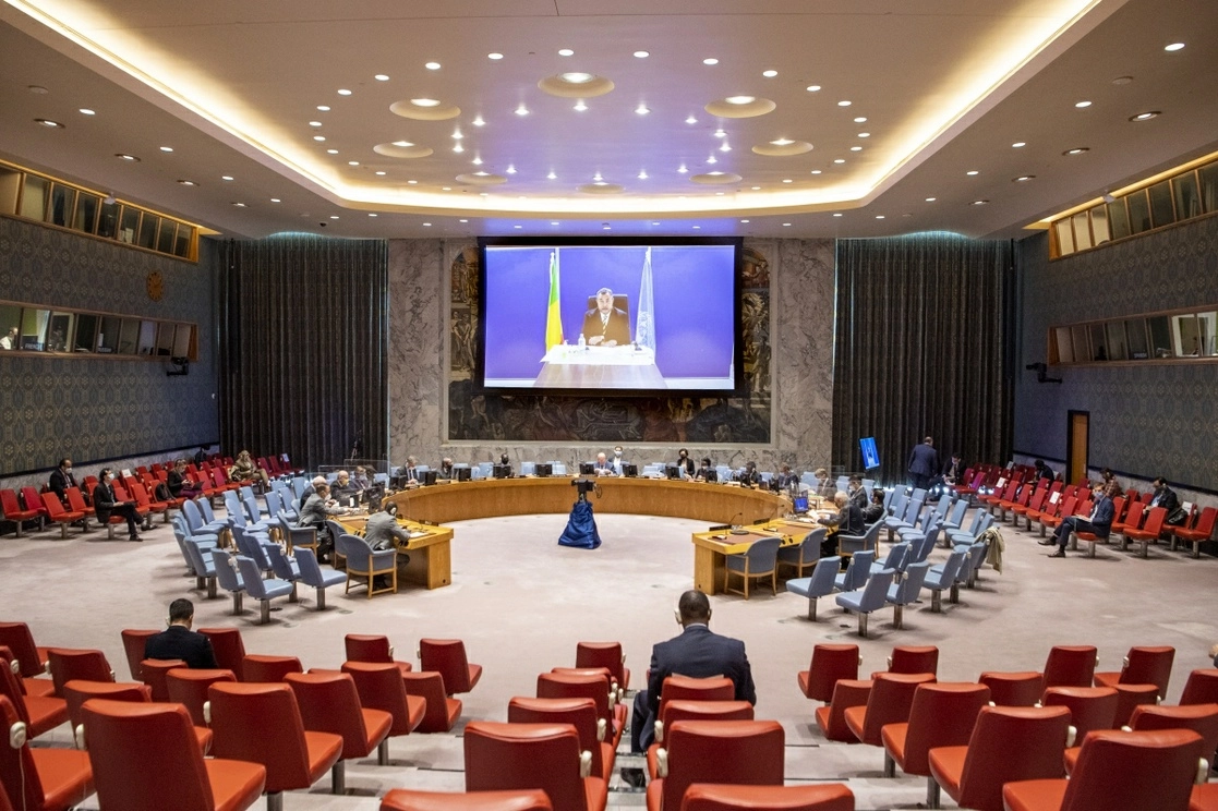 Sesión virtual en el Consejo de Seguridad de la ONU, en Nueva York, EU. Foto Tomada de www.un.org