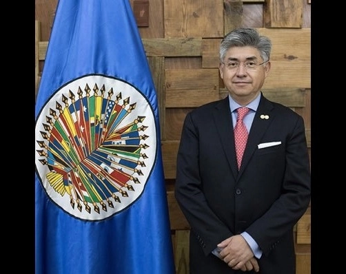 Joel Hernández García fue reelegido como comisionado de la CIDH. Foto tomada del Twitter de @JoelHernandezG