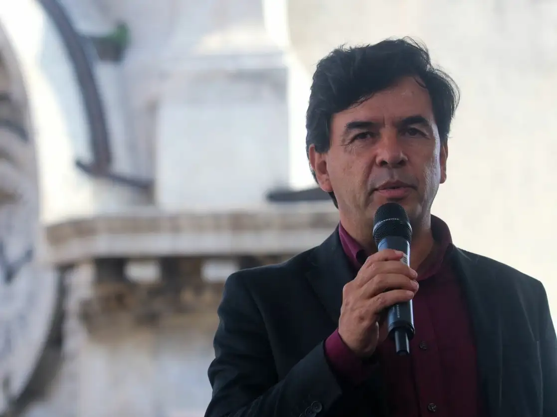 El vocero presidenciasl, Jesús Ramírez. Foto Cuartoscuro / Archivo