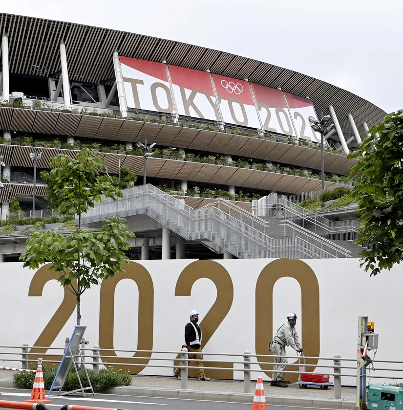 El Estadio Nacional de Tokio, el 8 de julio de 2021. Foto Kyodo News vía Ap