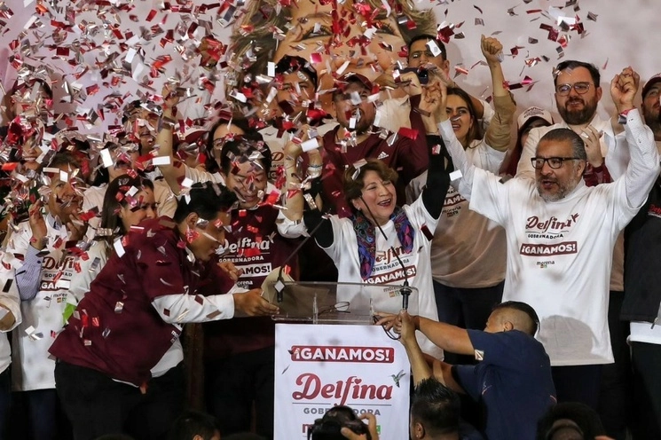 Delfina Gómez, gobernadora electa del estado de México. Foto Marco Peláez/ La Jornada
