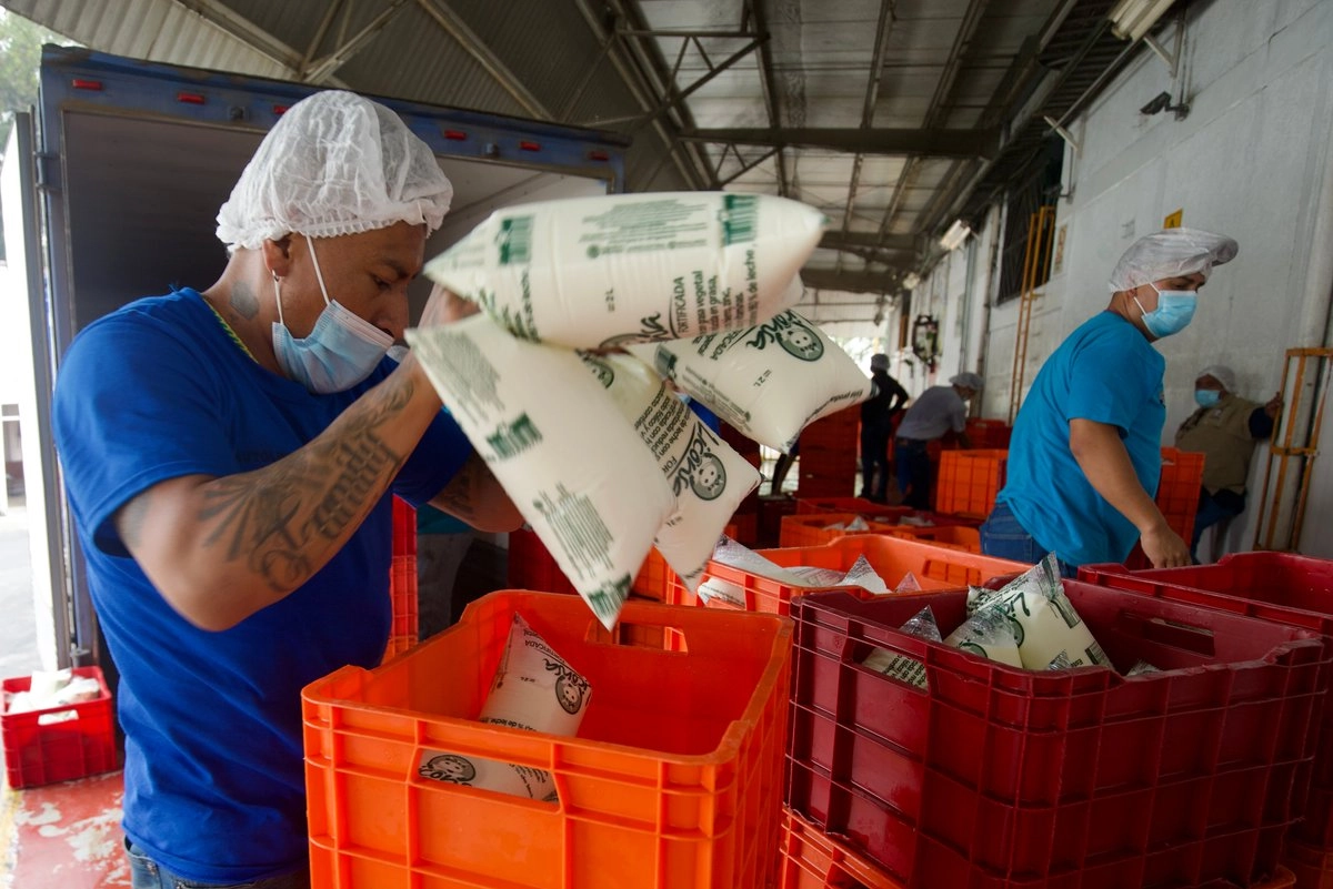 Planta industrializadora de Leche para el Bienestar, en Tlalnepantla, Estado de México, el 21 de agosto de 2025. Foto 